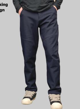 【ReMake】非鸟 康宁cronin裤格纹加绒加厚保暖三防男士通勤裤