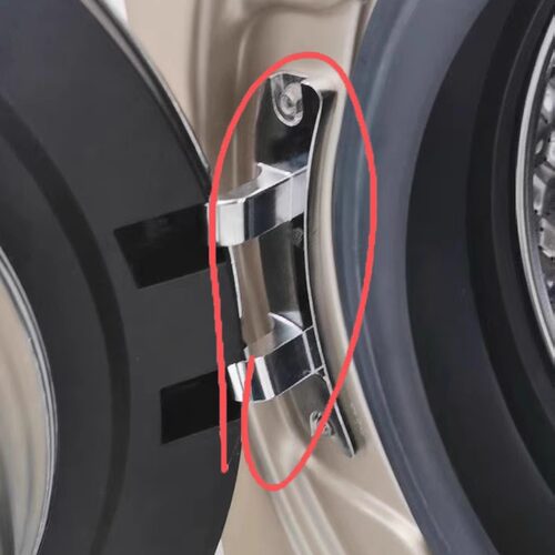 美的小天鹅电镀门铰链门合页滚筒洗衣机门开关门把手门轴门钩配件