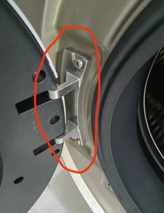 BX12636门铰链 EG10014B39GU1 通用海尔G100108HB12G @G1012HB76S