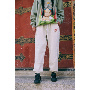 品牌印花 西藏系列 原创品牌 束脚运动裤 毝