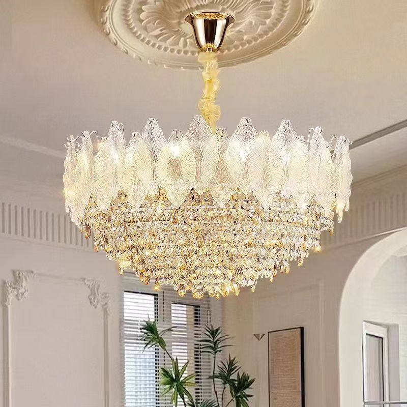 法式水晶吊灯后现代轻奢大气客餐厅吊灯卧室奶油风灯具2025年新款,家装灯饰光源,客厅吊灯,淘宝优惠券,粉丝福利购,淘宝优惠卷