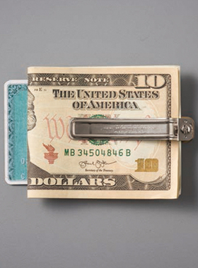 日本进口CDW商务双色复古零钱夹子随身便携钞票夹职人名片卡夹