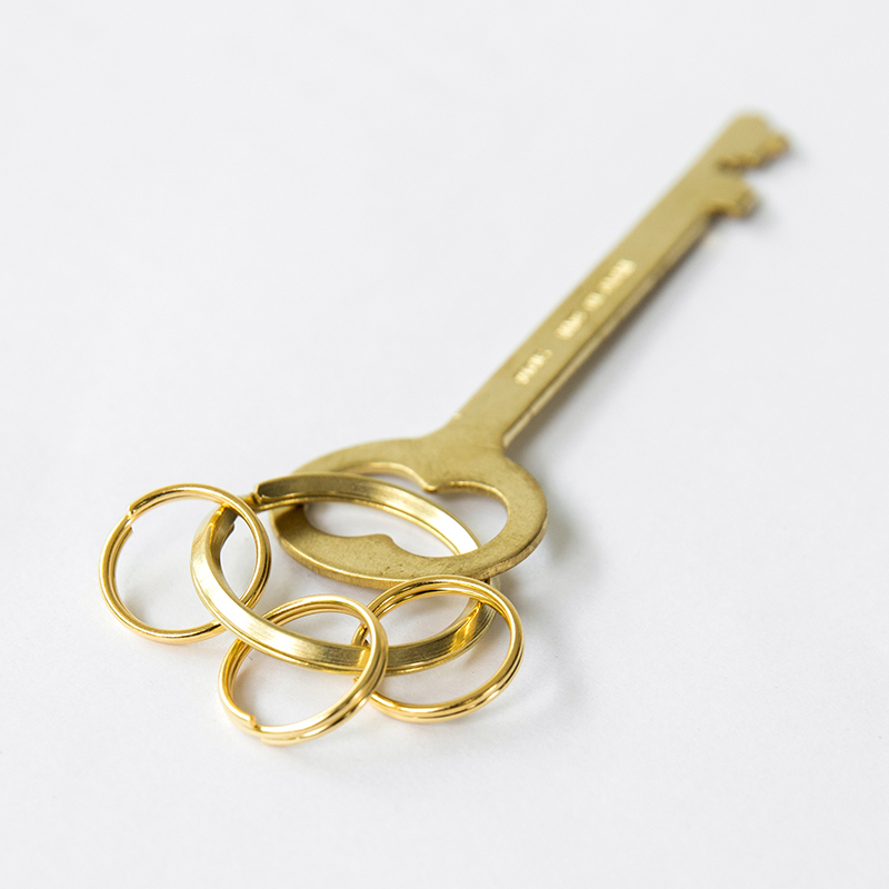 零选保存时光便携式黄铜钱夹书签