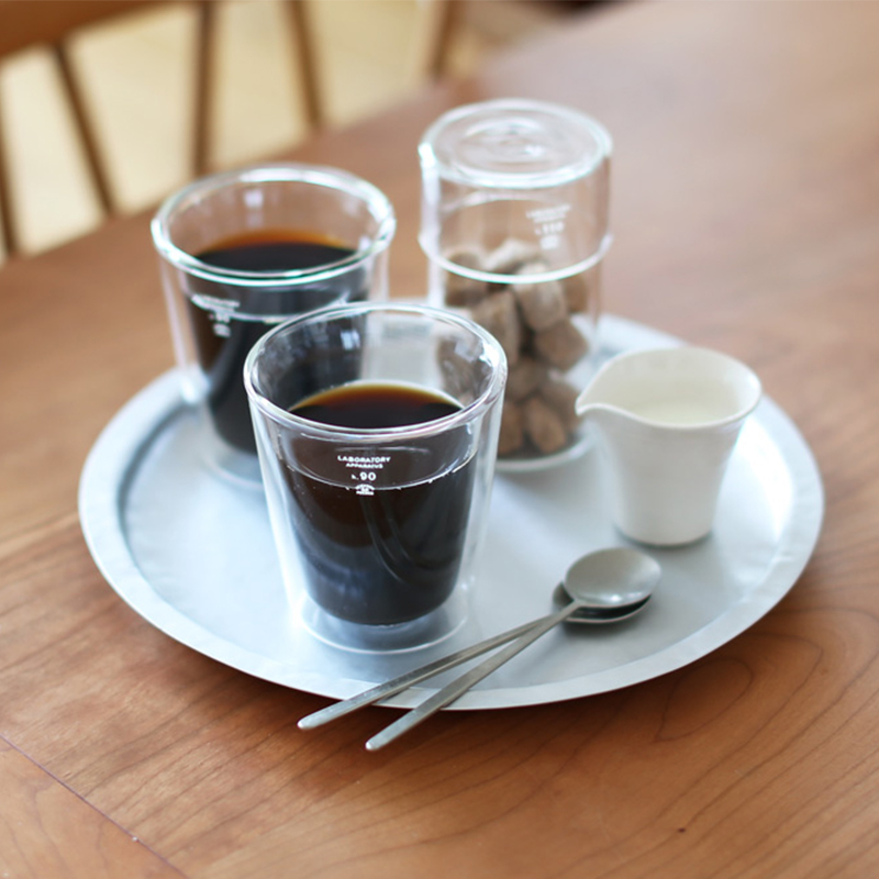 日本puebco双层玻璃杯