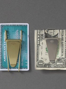 日本制CDW创意随身钱夹便携双用钞票夹卡夹进口职人商务