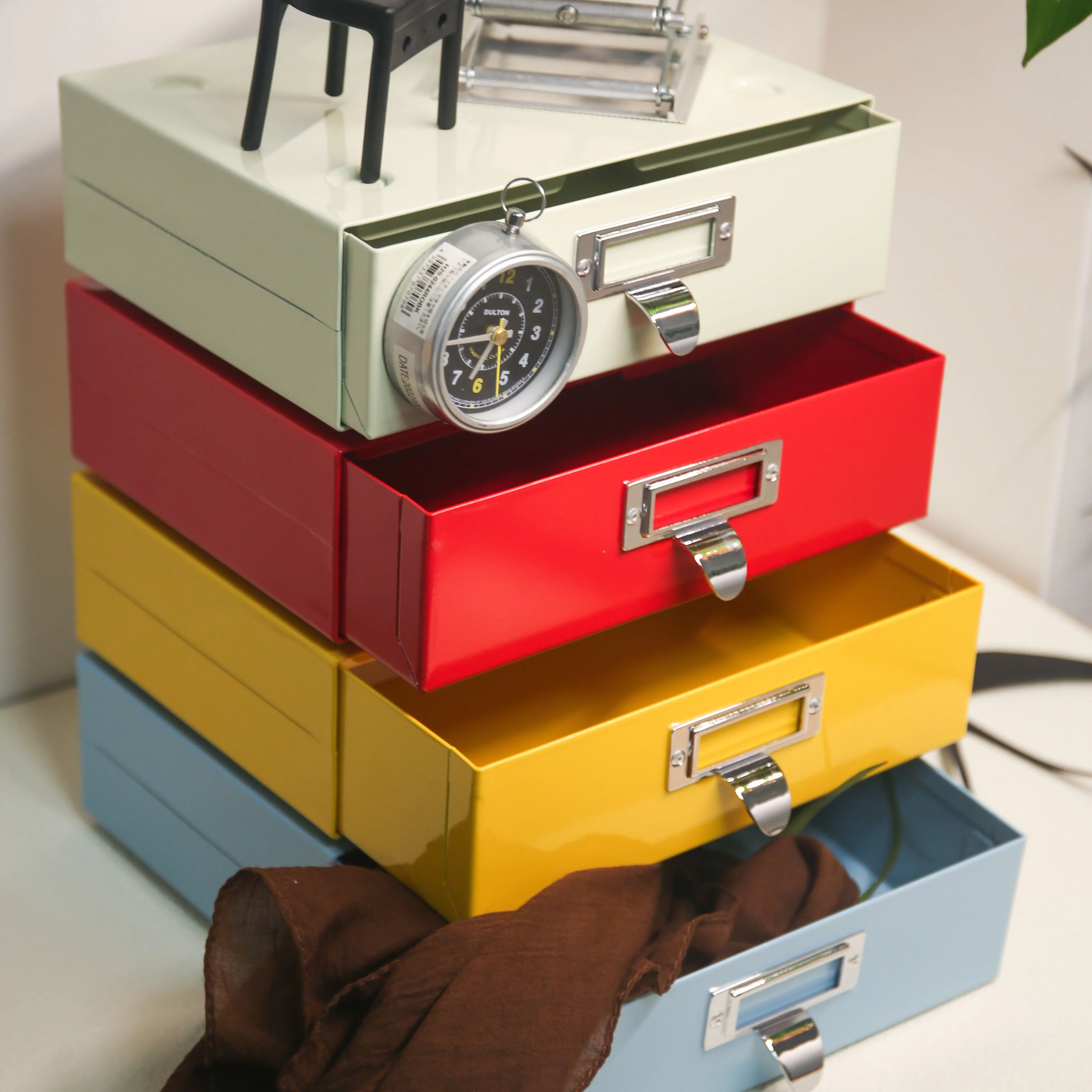 Dulton金属收纳盒台面抽屉