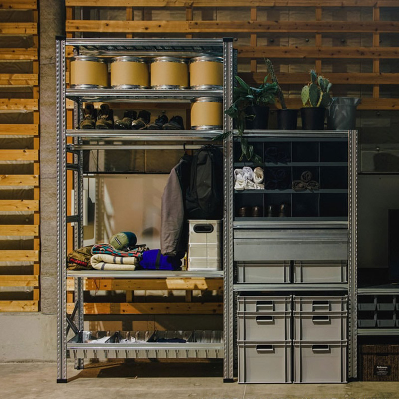 现货进口置物架货架METALSISTEM仓储金属架多层家用书架收纳架