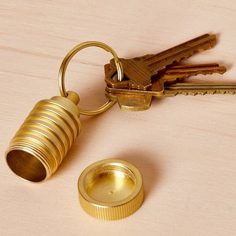 现货 英国TOM DIXON黄铜钥匙圈随身小物收纳男女通用金属设计北欧