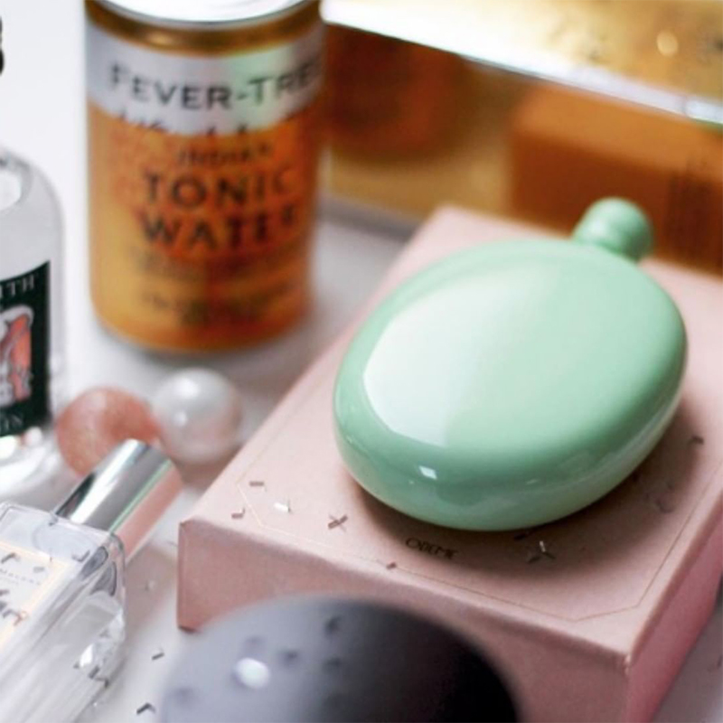 美国ODEME椭圆形不锈钢酒具酒壶3盎司可爱颜色多种随身便携复古