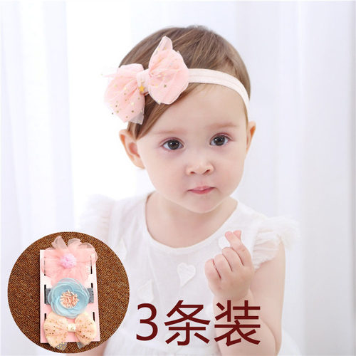 护囟门帽带头婴幼儿可爱超萌发饰