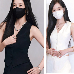 马甲休闲裤 背心外穿时尚 套装 气质无袖 两件套 女夏薄款 通勤风西装