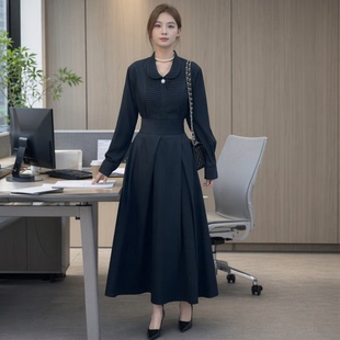 衬衣长袖上衣+半身裙高腰伞裙大裙摆A字裙这一秒过火同款两件套