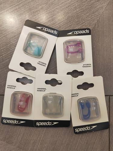 speedo/速比涛硅胶鼻夹专业柔软不花样游泳练习闭气装备用具均码