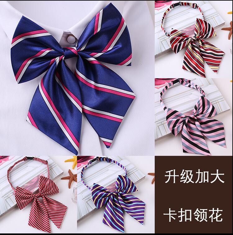 职业领花女银行酒店工作小领巾