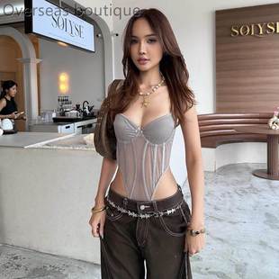 小众感修身 Sleeveless jumpsuit无袖 slimming 显瘦流连体衣 niche