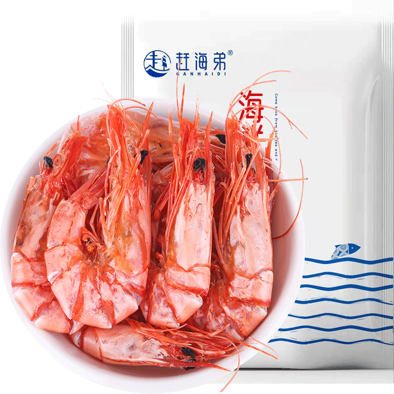 烤虾干赶海弟200g活虾