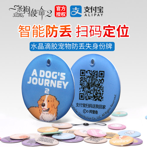 卡通宠物身份牌一条的使命联名狗