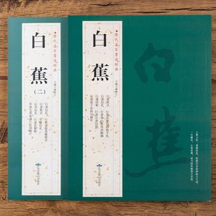 全2册历代名家书法经典白蕉书法全集毛笔字帖行草书信札选册页