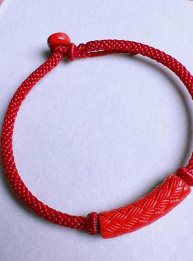 手绳高光泰蜡线民族风朱砂男女