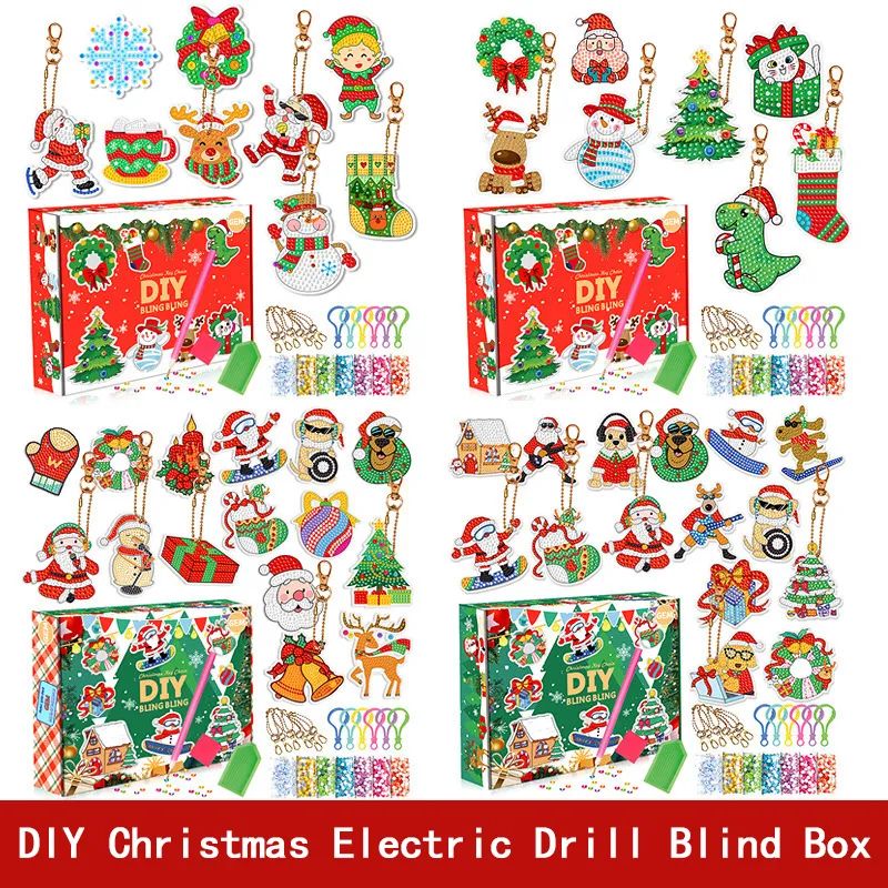 New Christmas series blind box diamond painting DIY point di