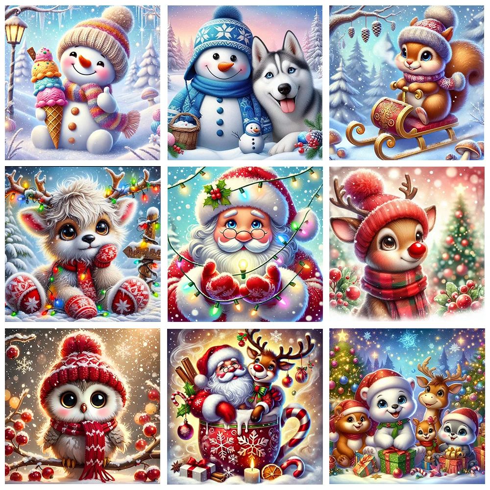 Santa Claus Diamond Painting New Arrivals 5D Diy Diamond Mos