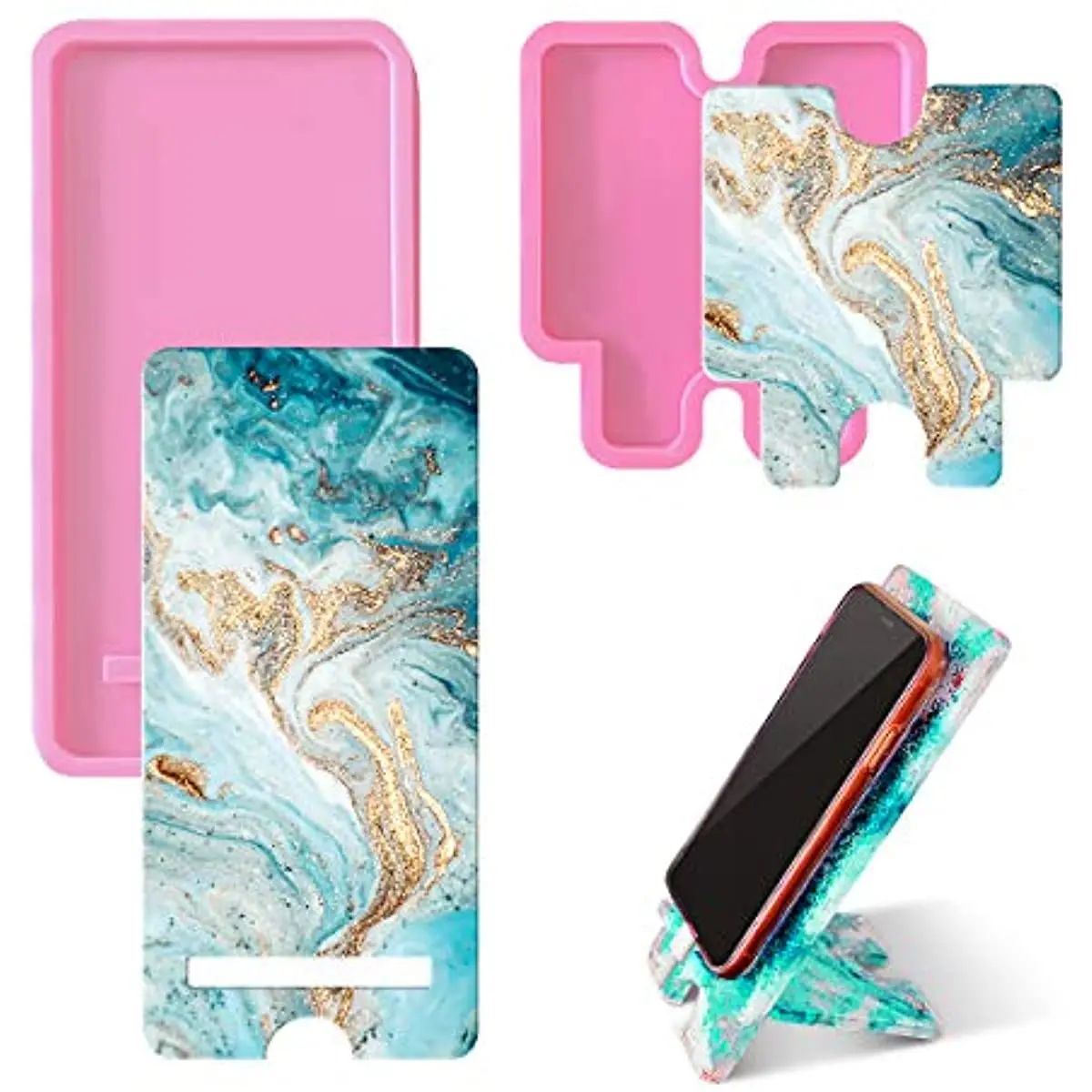 Mobile Phone Stand Silicone Resin Mold Phone Holder Epoxy Re