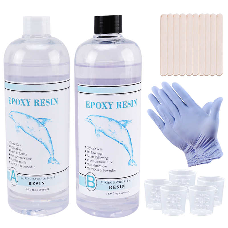 1:1 Clear Epoxy Resin Crystal Clear Art Resin Epoxy 2 Part-封面