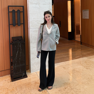 卫衣外套 百搭慵懒长袖 RUBBIT日常好穿 时髦miu系休闲连帽开衫