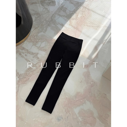 RUBBIT CHIC呼吸氧气感 高腰收腹立体剪裁 保暖羊绒羊毛打底裤