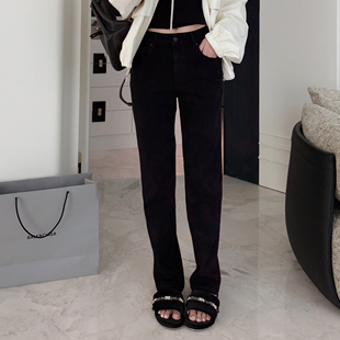 直筒微弹铅笔小脚牛仔裤 显瘦窄版 秒变高挑漫画腿 RUBBIT兔兔最爱