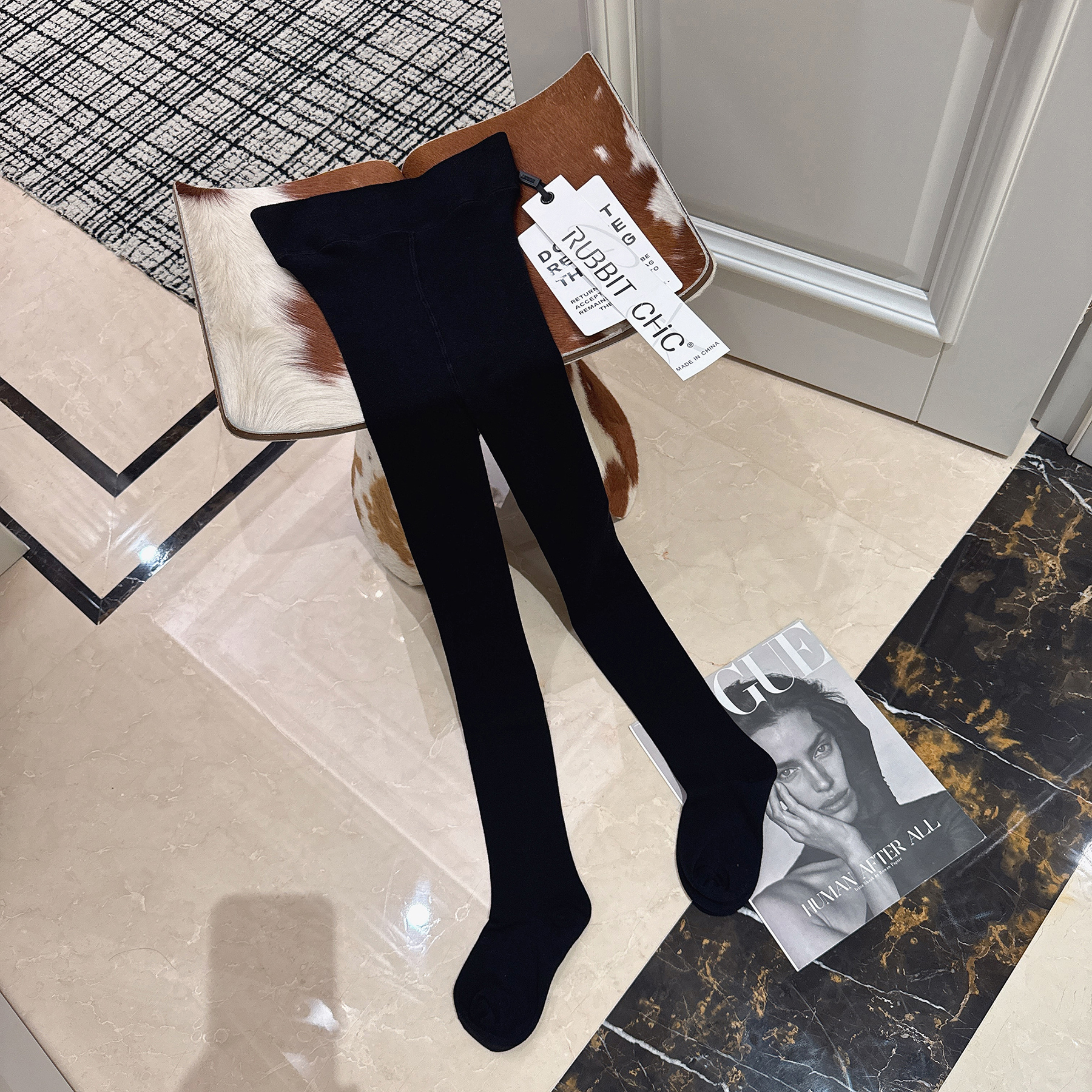 RUBBIT宝藏款打底裤 微压瘦腿塑型提臀收腹连袜裤 显瘦不掉档