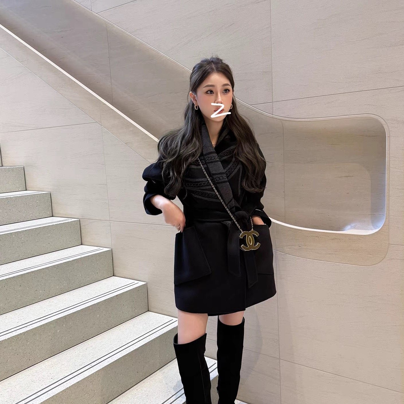 RUBBIT“精致暖奢”系 山羊绒澳洲羊毛云朵感双面呢腰带大衣外套,女装/女士精品,毛呢外套,淘宝优惠券,粉丝福利购,淘宝优惠卷