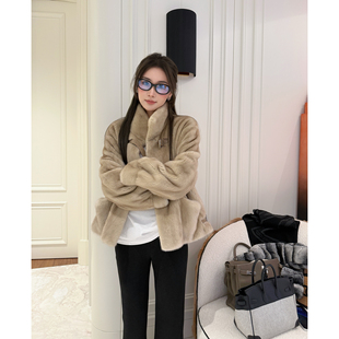 紫标级水貂皮草外套 时髦奢华丹麦 RUBBIT高端轻奢 限量分享