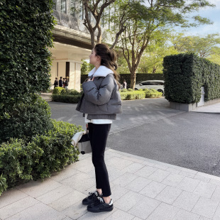 筷子腿铅笔小脚裤 微弹修身 女 高腰收腹磨毛牛仔裤 RUBBIT显瘦衣橱