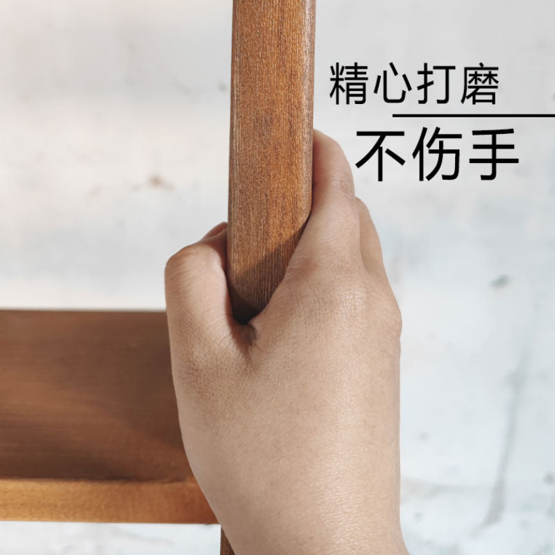 家用室内别墅阁楼楼梯实木梯子直梯复式登高梯子折叠木质旋转楼u.