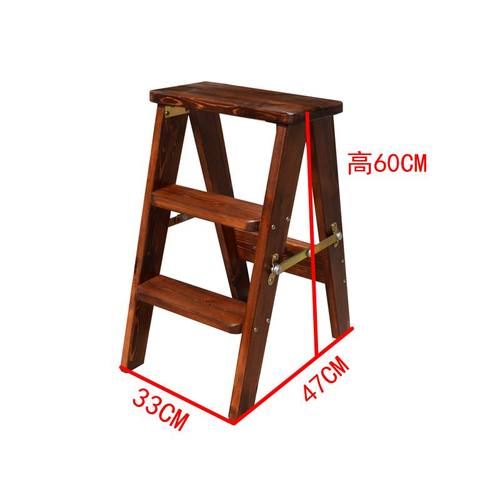可定制家用实木小型登高折叠梯凳