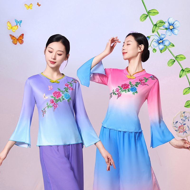 新款广场舞演出服秧歌服