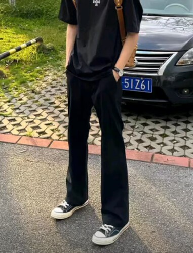 修身冰丝凉感垂坠感西装裤 ZJ-G361-C000