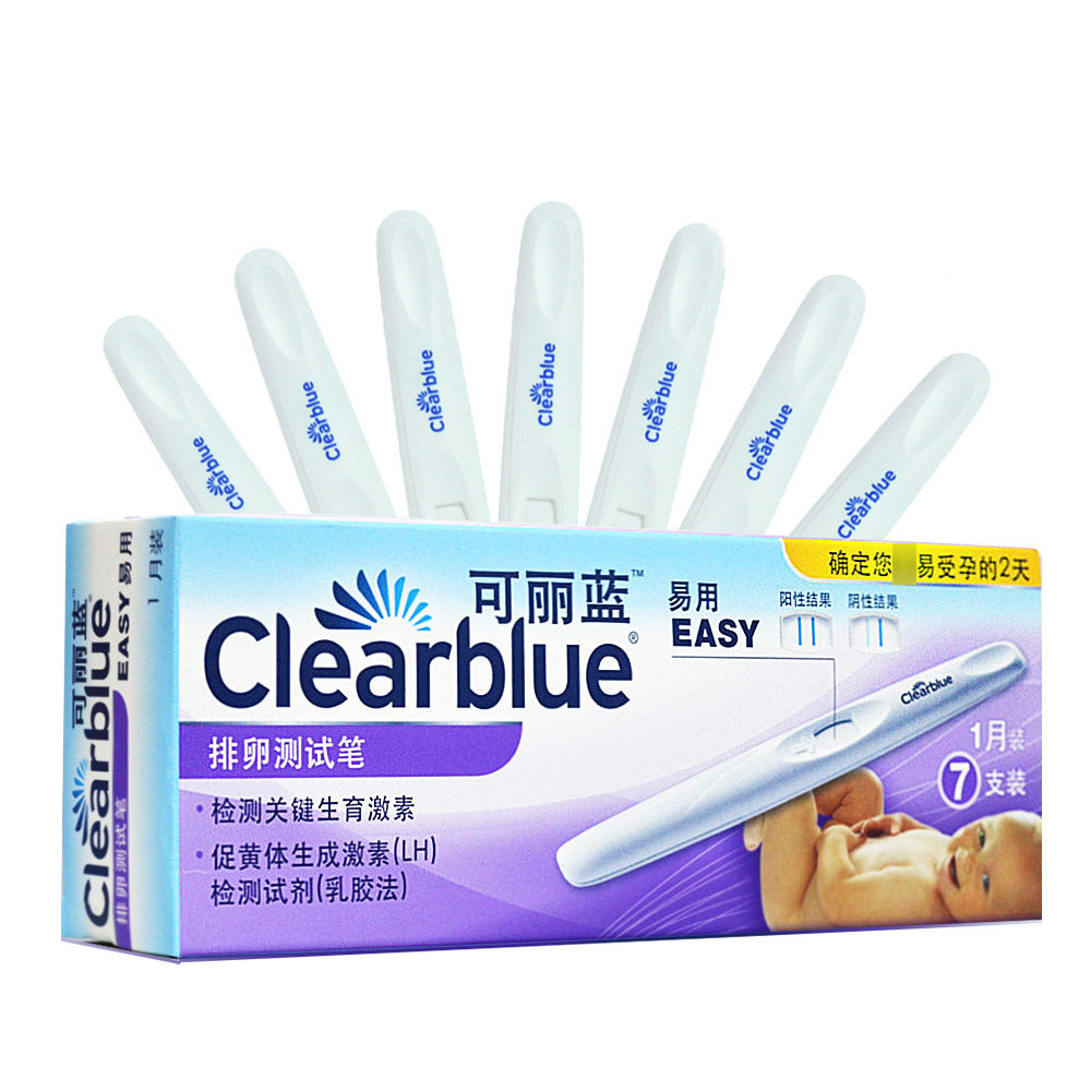 clearblue可丽蓝排卵试纸测试笔 7支/盒 LH测排卵期备孕测试笔|ruв категории ОТК лекарств/медицинское оборудование/МФПР товаров, МФПР товаров, овуляция тест - от Buy2taobao.com для оказания профессиональной услуги покупки агента Taobao