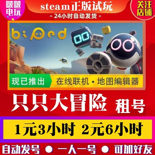 steam只只大冒险租号联机