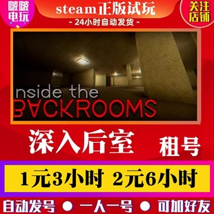 steam正版游戏 深入后室攻略 暗室出租号 Inside the Backrooms