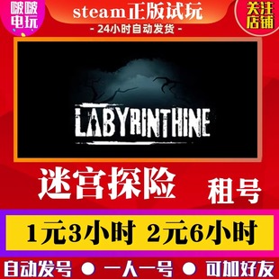 STEAM正版游戏 迷宫探险 Labyrinthine出租号 恐怖 在线合作 联机