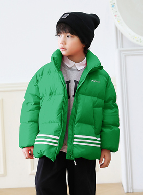儿童羽绒服短款2024冬季新款男童羽绒服加厚亲子童装[送包]23813