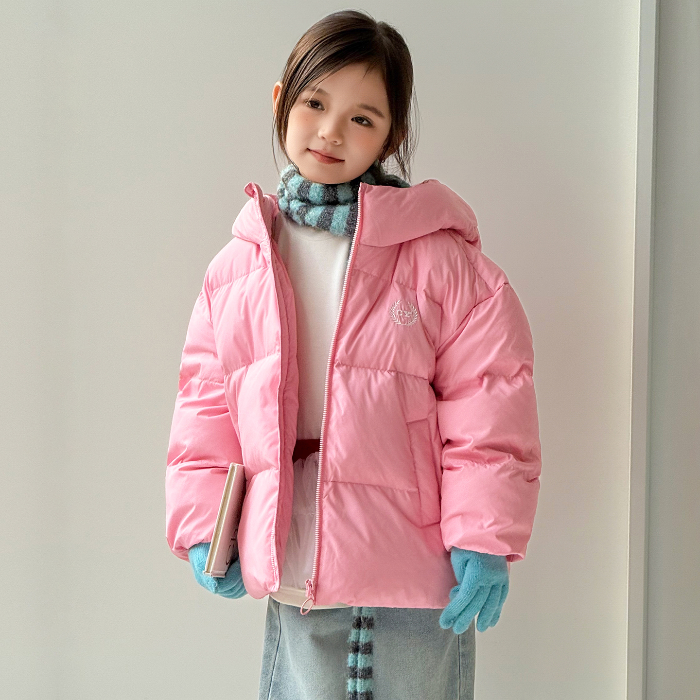 儿童装羽绒服男童加厚款小中大童女童羽绒服外套宝宝羽绒服连帽款