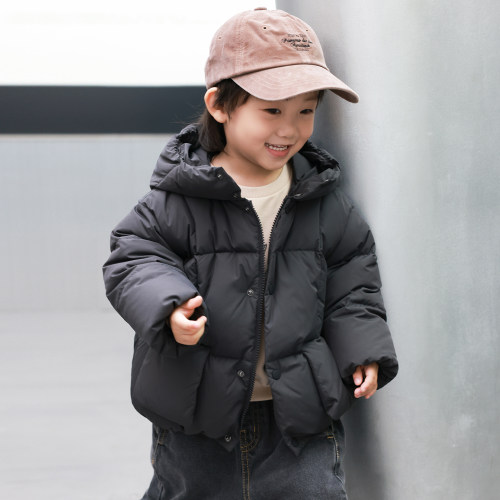 女童羽绒服中小童装宝宝羽绒服2025冬季新款男童羽绒服短款4807
