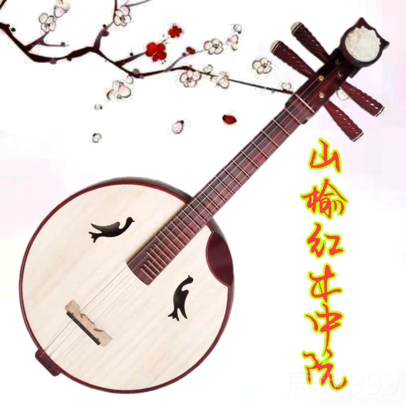 高档儿童中阮乐销器初学入习成人考级演奏手工制作厂家门直正练品