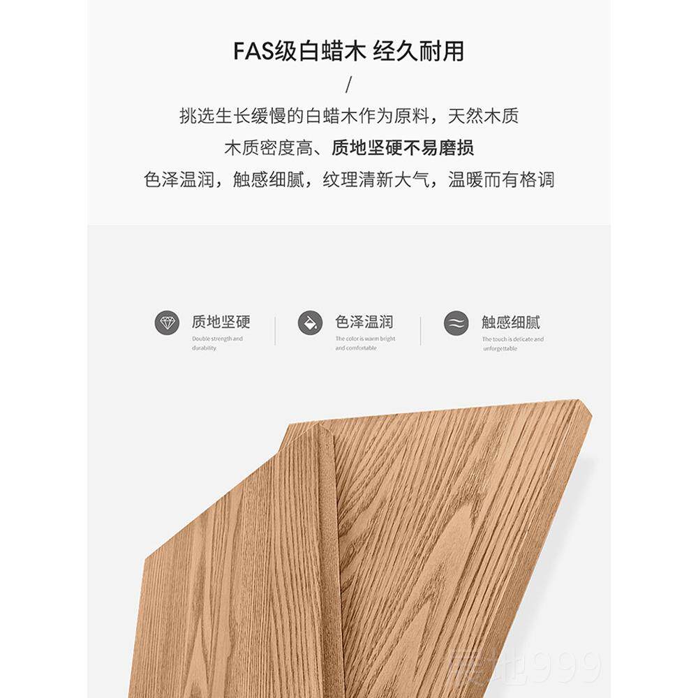 高档佐慕白蜡木圆饭餐桌用复风家古小户型现代简约岩板转盘全实木