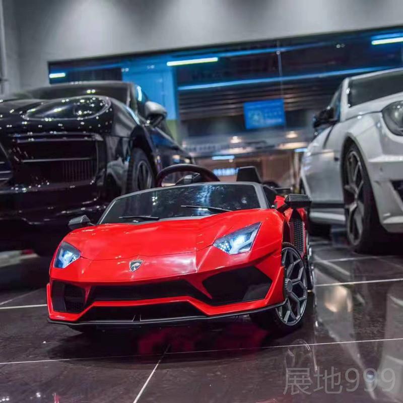 高档新兰博控基尼儿童电动车四轮遥汽车车小孩玩具四驱跑车款宝宝