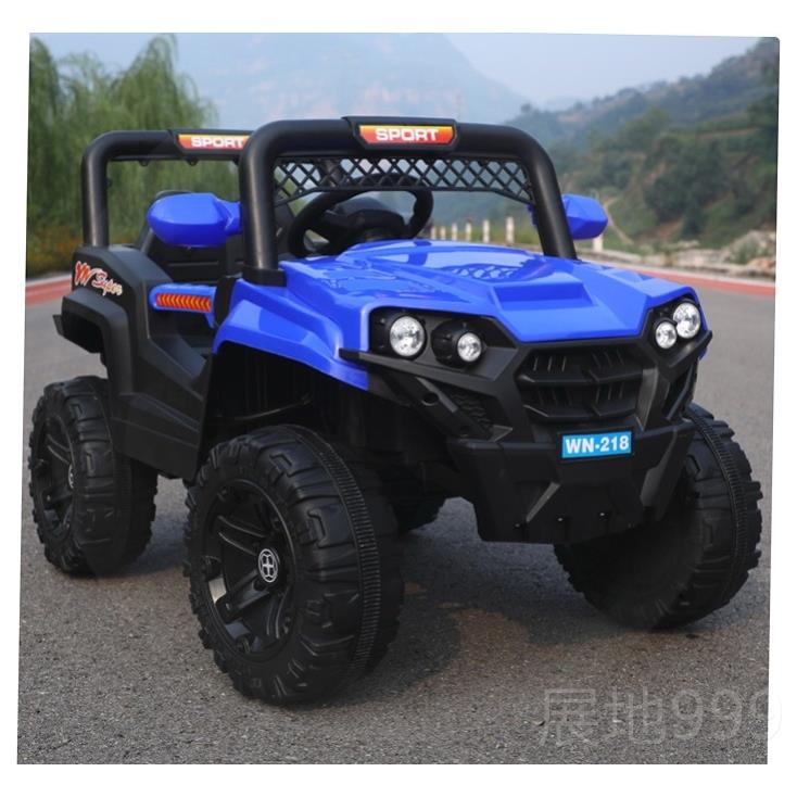 高档婴童宝遥控电动车四轮越野汽车小孩宝玩摆具车可坐人4儿驱摇