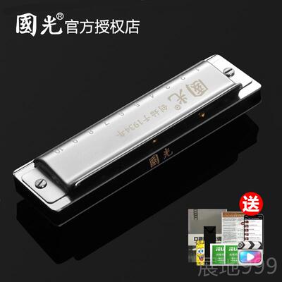 高档国正品10孔布鲁斯口琴光成专业演奏人级学生学初者入门十孔乐